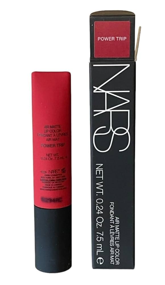 NARS Air Matte Lip Color レッド 3本セット Amazon.com : NARS Air Matte Lip Color - Power Trip : Beauty